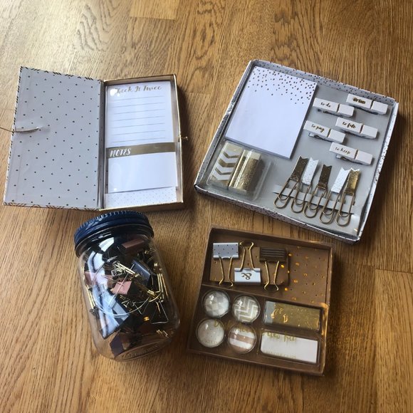 Desk Accessory Set Bundle Lot of 4 NWT - Picture 2 of 9